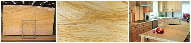 Golden Macaubas Quartzite Countertop Golden Macaubas Quartzite Countertop