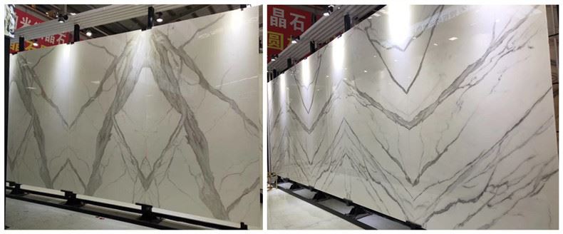 Nano Calacatta Marble Glass Wall Tiles Nano Calacatta Marble Glass Wall Tiles