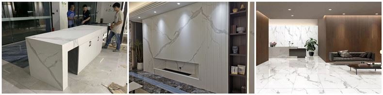 Calacatta White Sintered Stone Kitchen Calacatta White Sintered Stone Kitchen