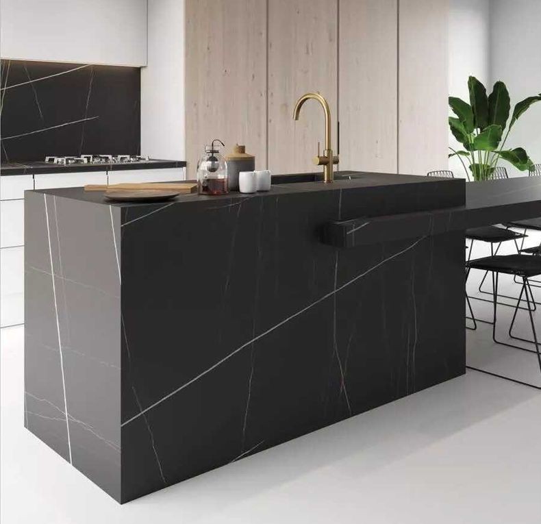 Black Sintered Stone Countertop Black Sintered Stone Countertop