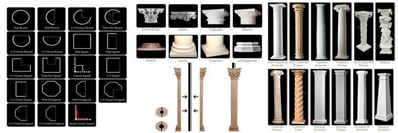 marble solid column marble solid column
