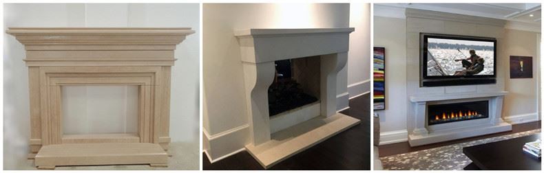 Limestone Fireplace Limestone Fireplace