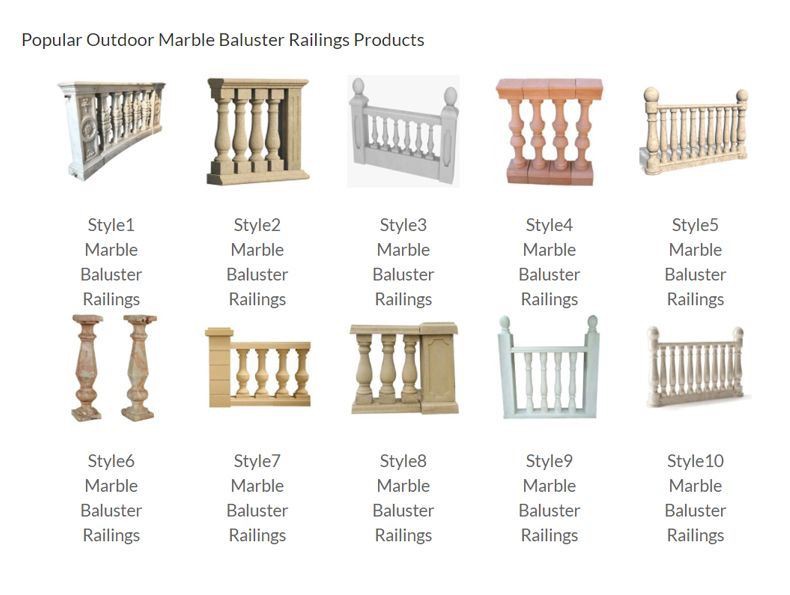 Outerdoor Marble Baluster Products(001)
