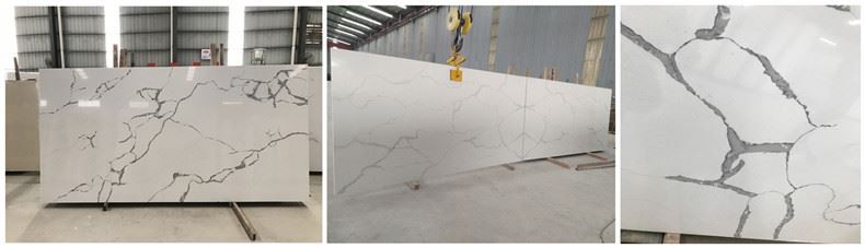 Calacatta White Quartz Slab Calacatta White Quartz Slab
