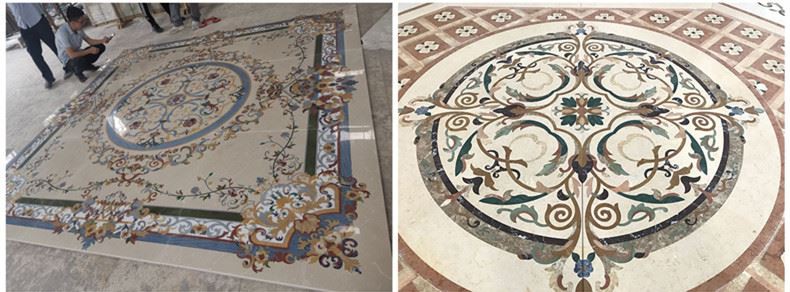 Waterjet Medallion Marble Stone Waterjet Medallion Marble Stone