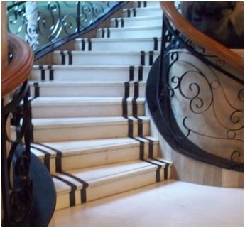 Picture 16 - Beige Spiral Staircase With Black Marble Borders Picture 16 - Beige Spiral Staircase With Black Marble Borders