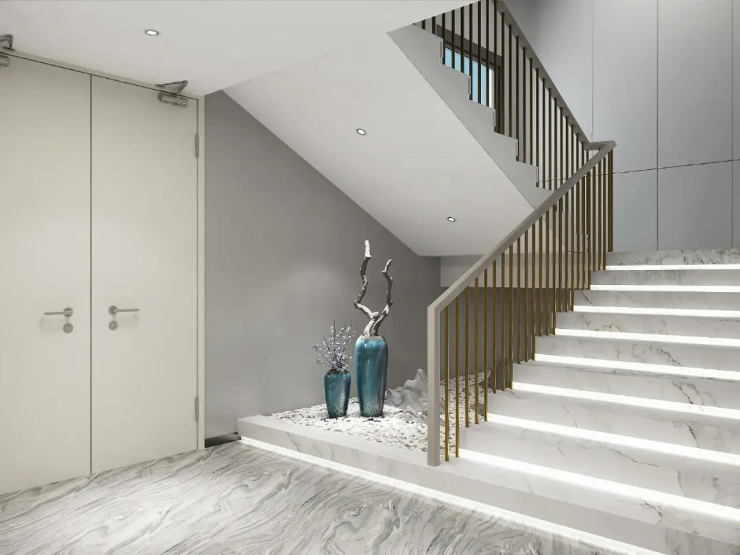 Volakas White Marble SS304 Handrail Volakas White Marble SS304 Handrail