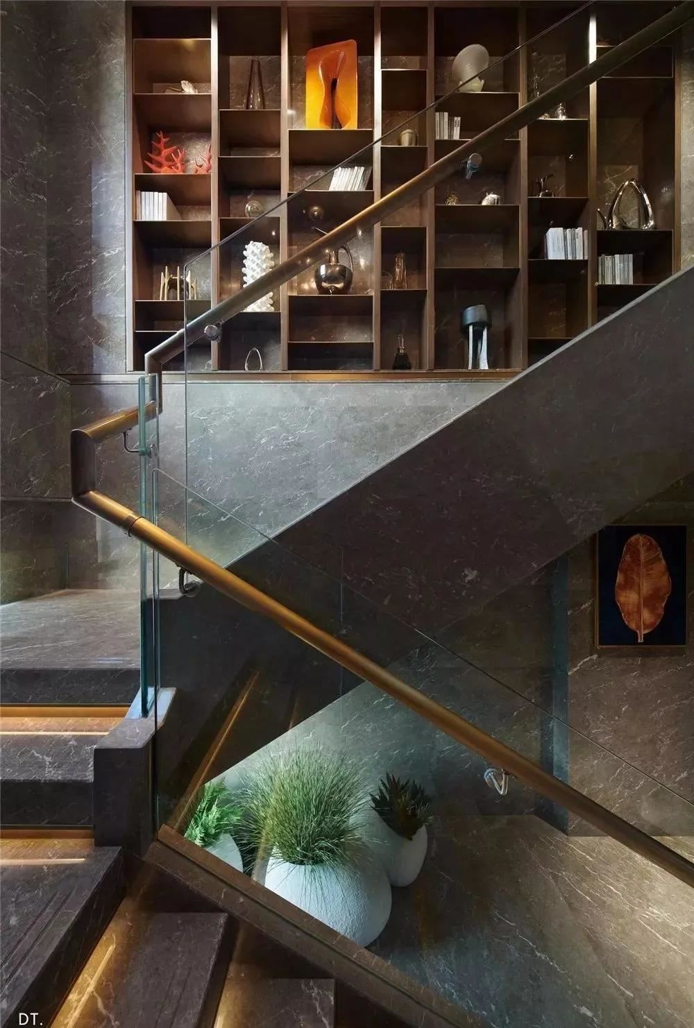 Chinese Grey Marble Elegant Staircase Chinese Grey Marble Elegant Staircase