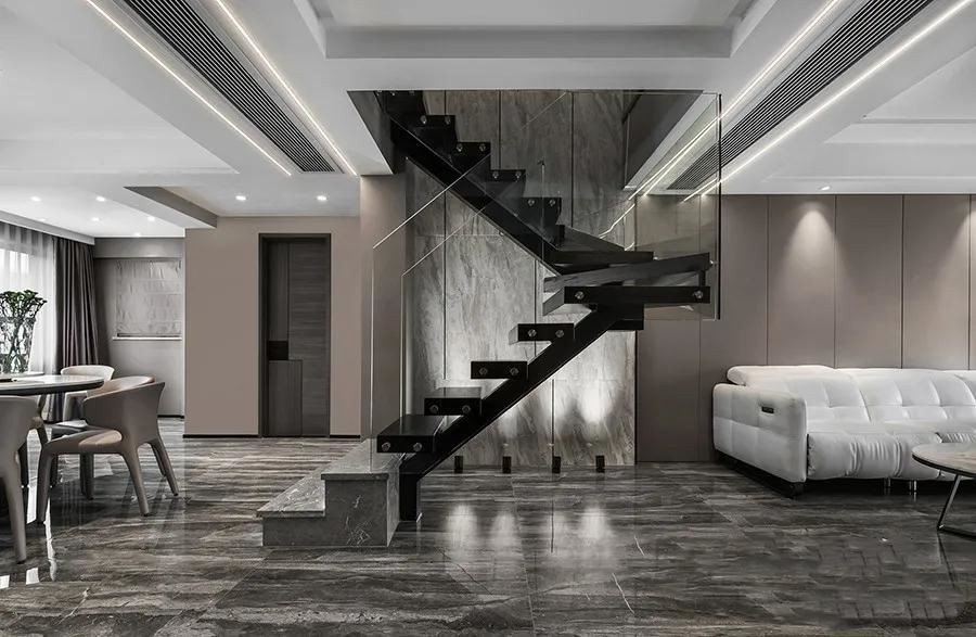 Sandalwood Grey Marble Stairs And Flooring Tiles Sandalwood Grey Marble Stairs And Flooring Tiles