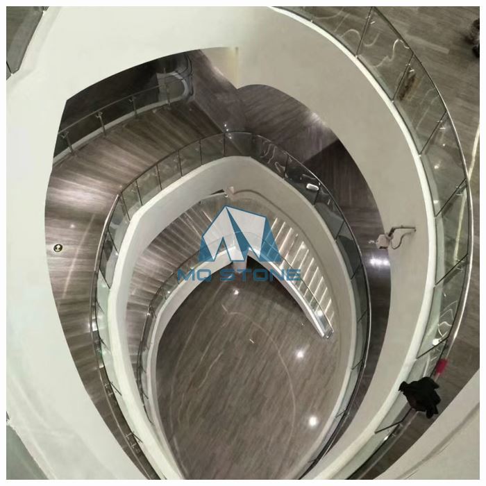 Crime Grey Wooden Marble Stair