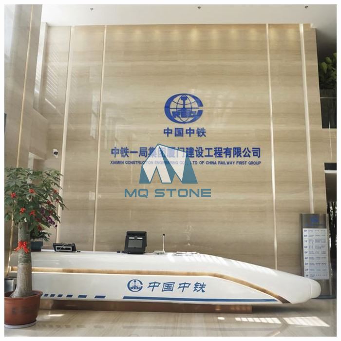 Serpeggiante Marble Building Lobby Project Tiles