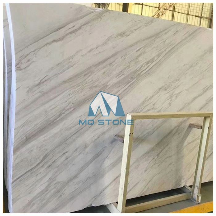 White Volakas Marble Slab