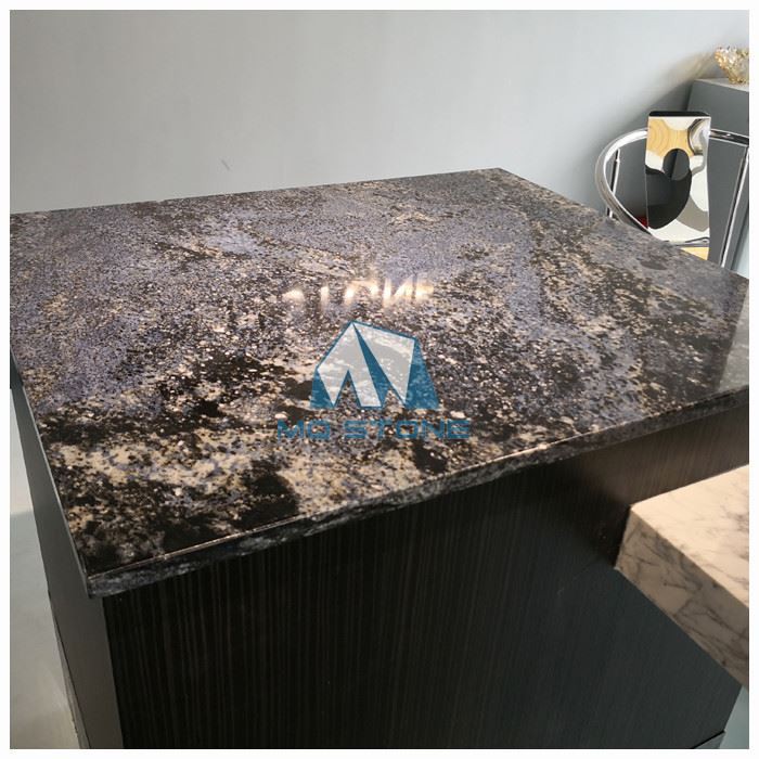Brass Blue Granite Kitchen Worktops