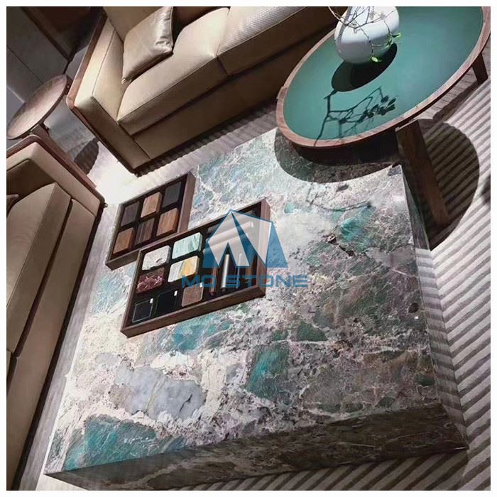 Amazonite Green Quartzite Side Table Tops