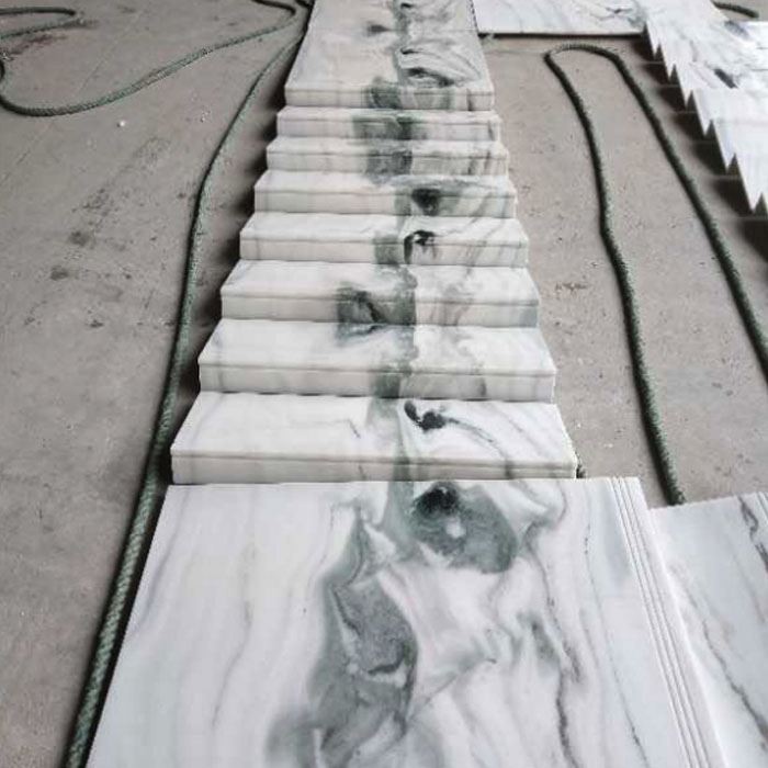 Panda white marble dry out tile Panda white marble dry out tile