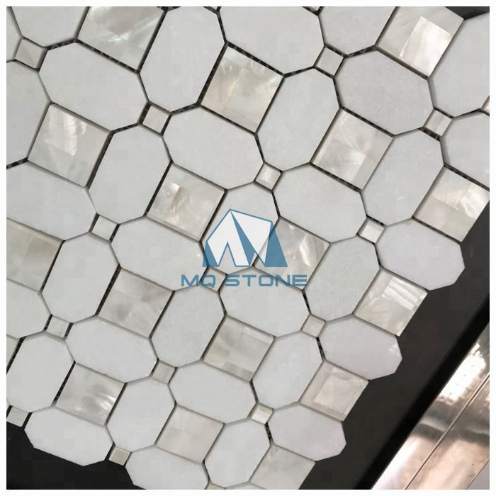 Thassos White Marble Mosaic