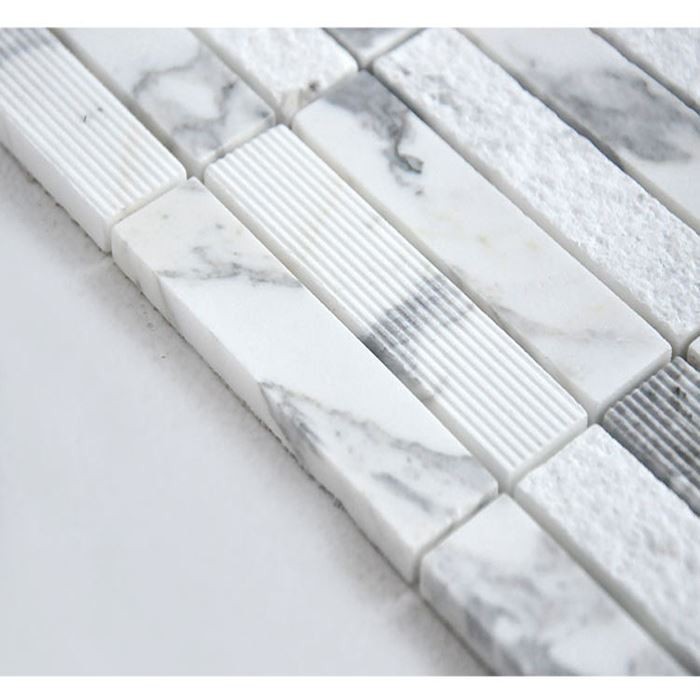 calacatta marble subway mosaic stone calacatta marble subway mosaic stone
