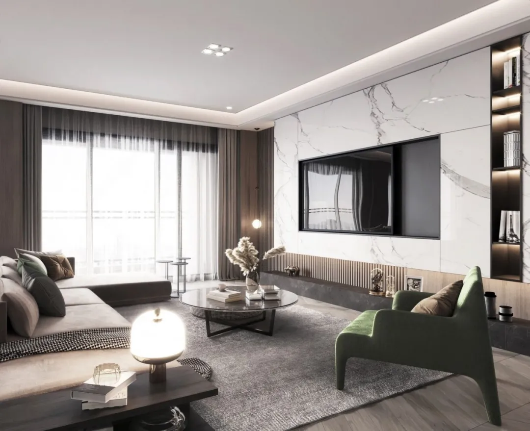 White Marble TV Panel Tiles White Marble TV Panel Tiles