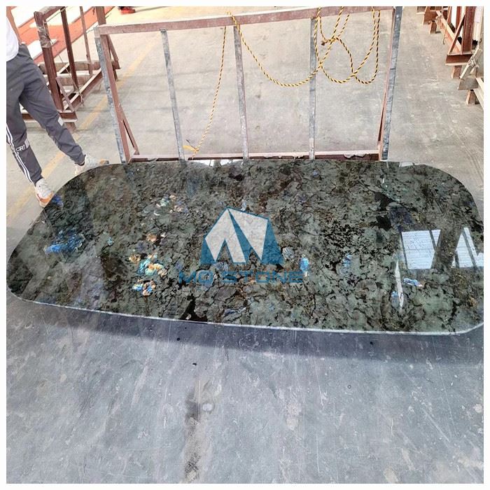 Lemurian Labradorite Granite Dinner Table Tops
