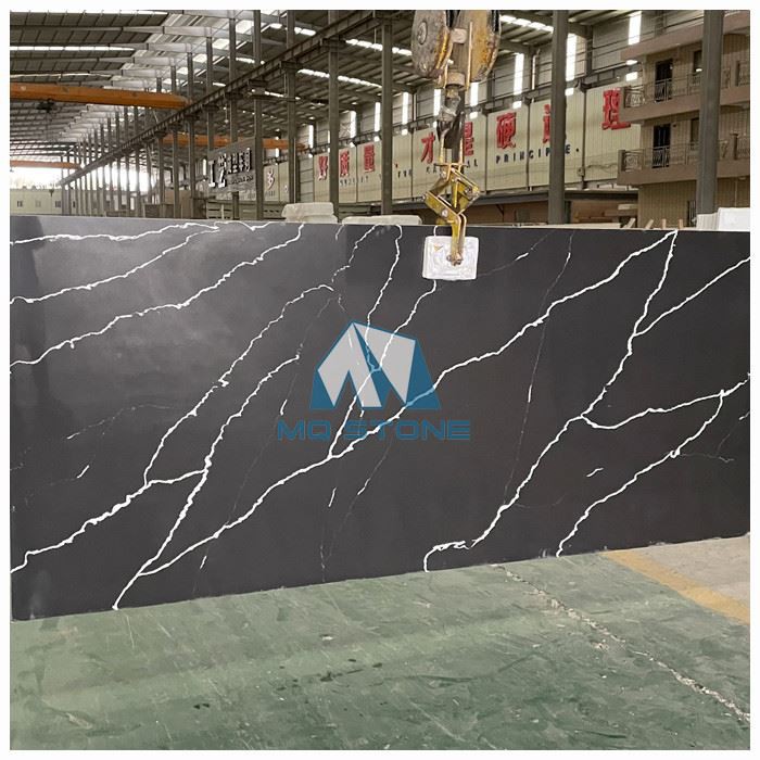 Calacatta Black Quartz Stone