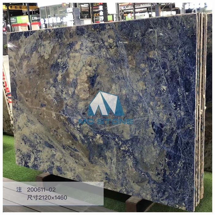 Sodalite Blue Granite Stone Countertop Slabs