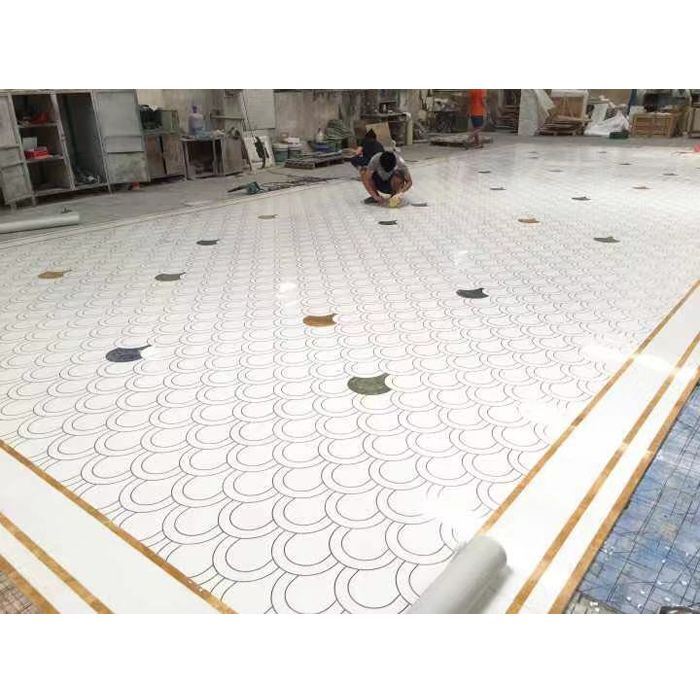 White Marble Medallion White Marble Medallion