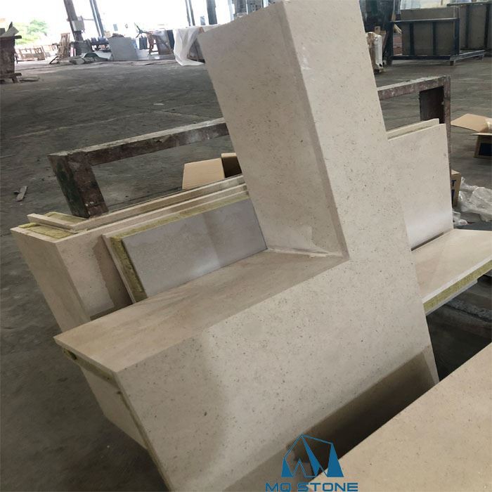 beige Limestone aluminum honeycomb tile beige Limestone aluminum honeycomb tile