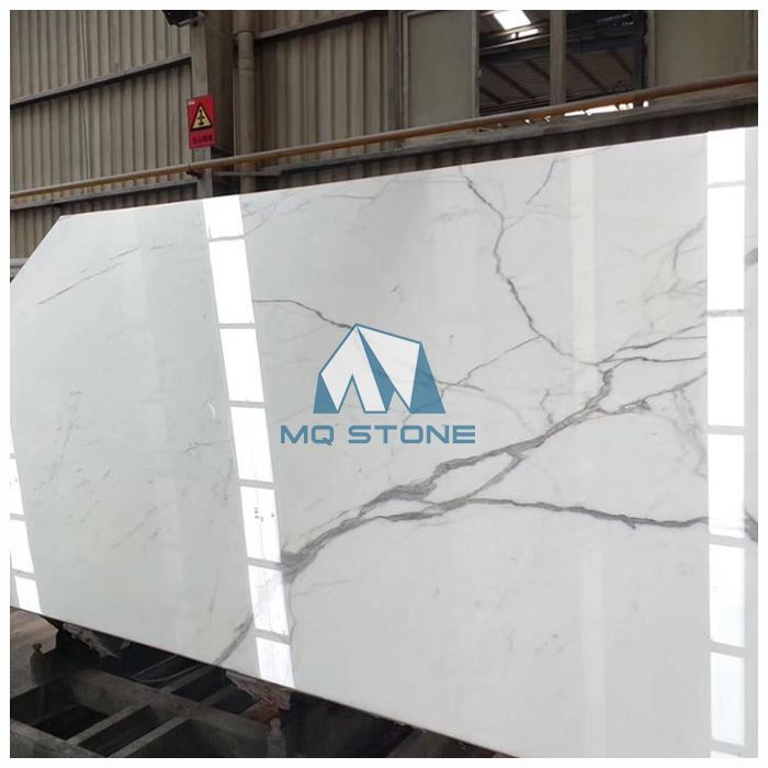 Polished Calacatta Marble Slab