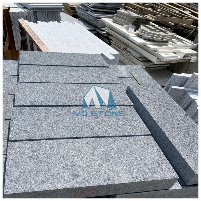Flamed Surface Black Granite Edging Stones