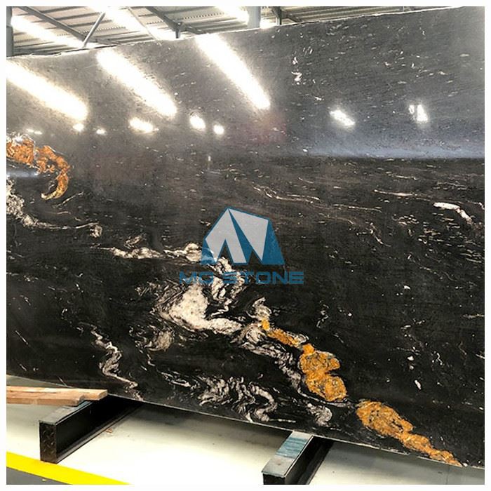Black Titanium Granite Countertop Slabs
