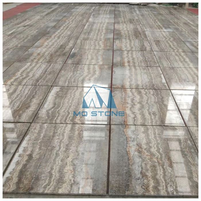 Silver Travertine Floor Tiles