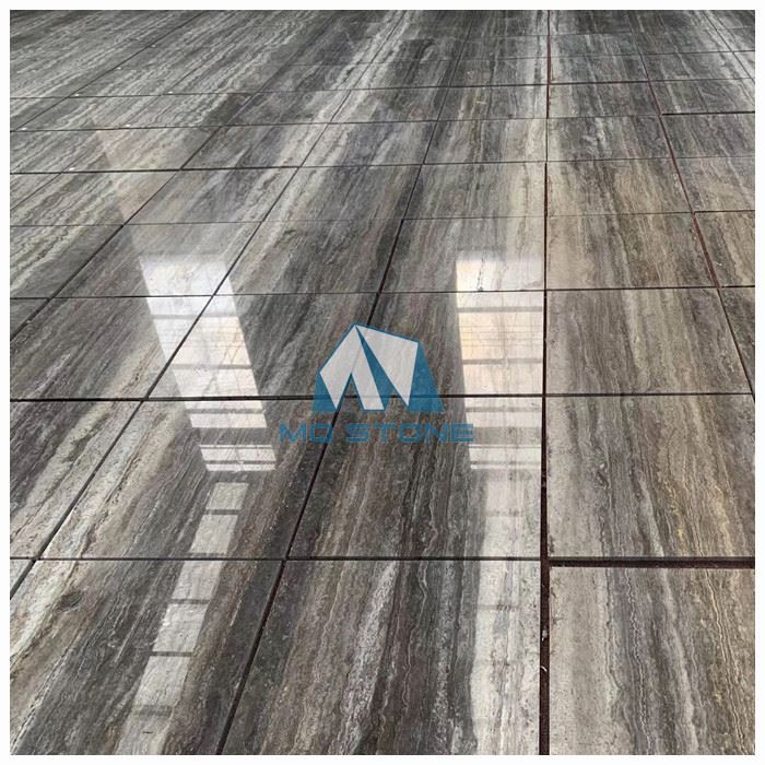 Silver Travertine Flooring Tile