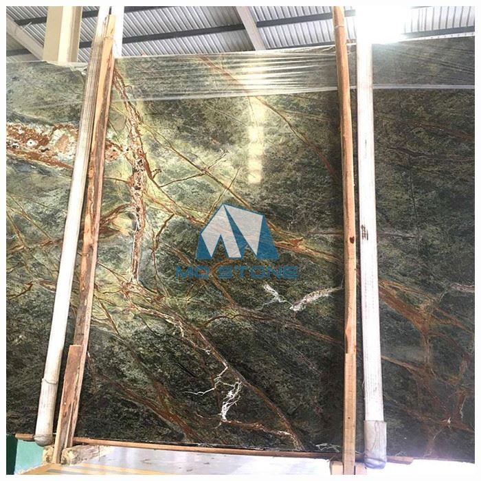 Rainforest Green Marble Slab