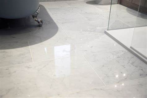 Carrara Marble Bathroom Floor Tiles Carrara Marble Bathroom Floor Tiles