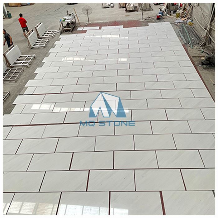Sivec White Marble Kitchen Floor Tiles