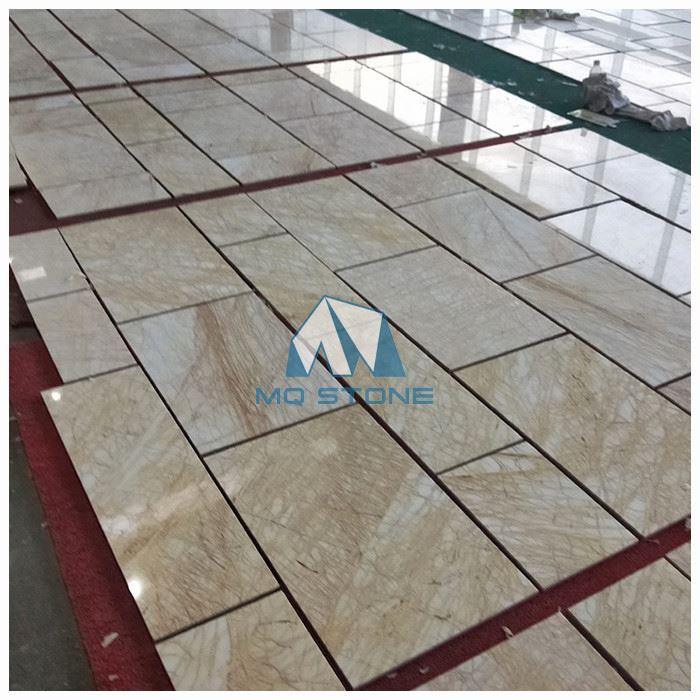 Golden Spider Marble Floor Tiles