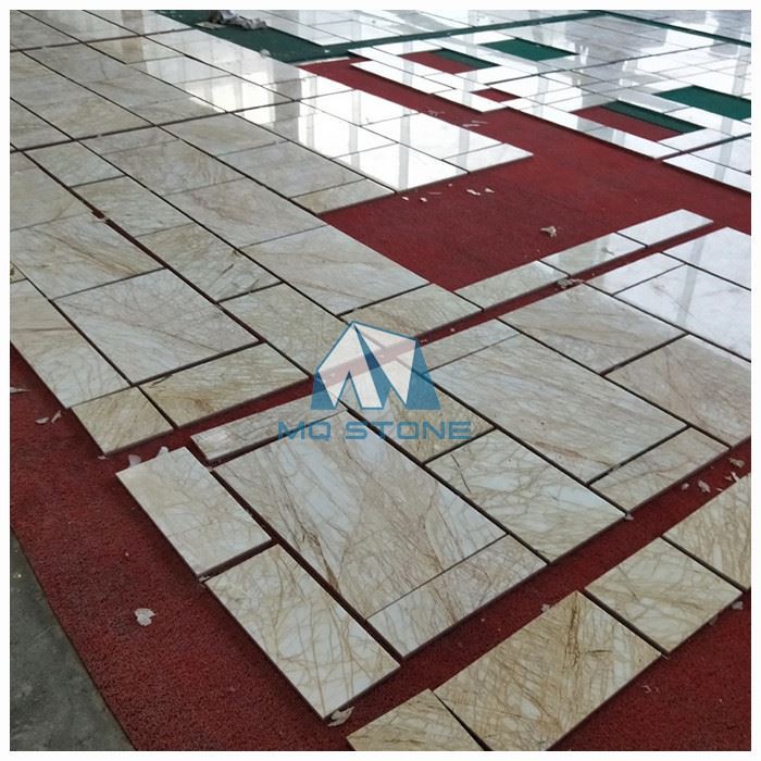 Golden Spider Marble Tiles