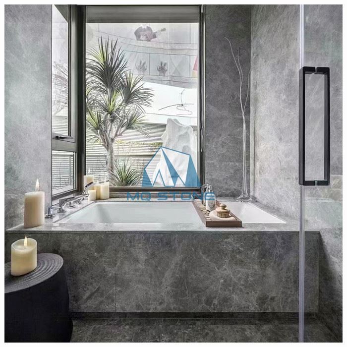 Tundra Grey Marble Bathroom Tiles