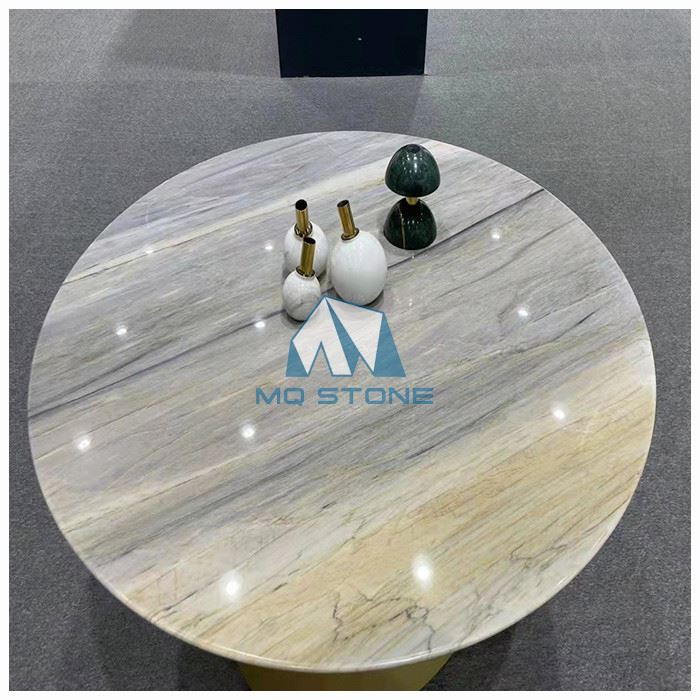 Luxury Marble Stone Round Side Table