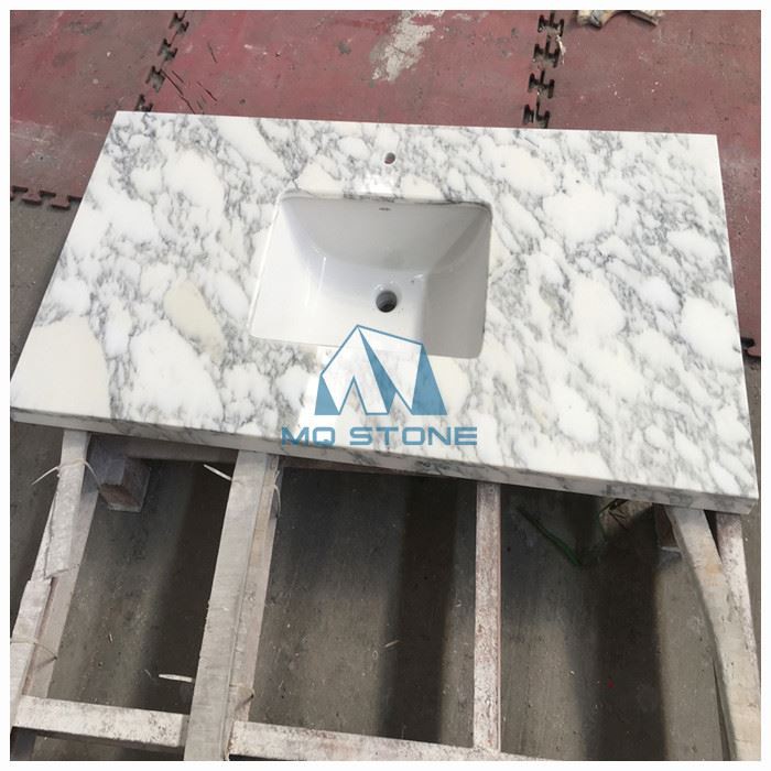 Arabescato Marble Bathroom Vanity Top