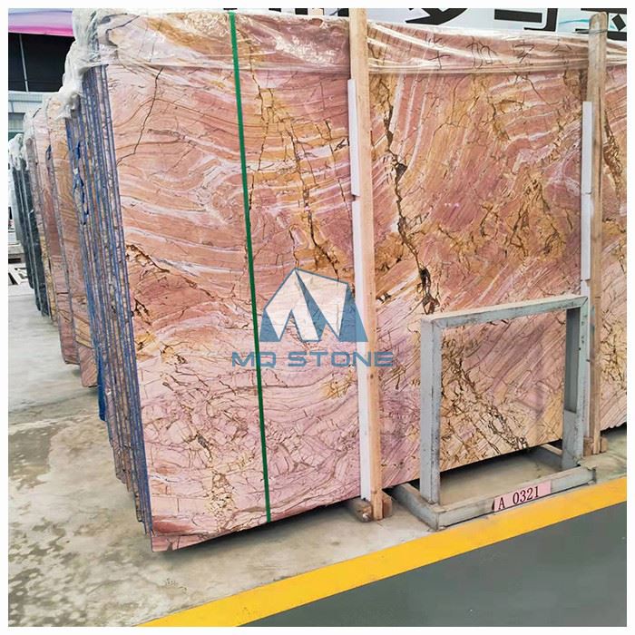 Picasso Gold Marble Slabs For Interior Designs