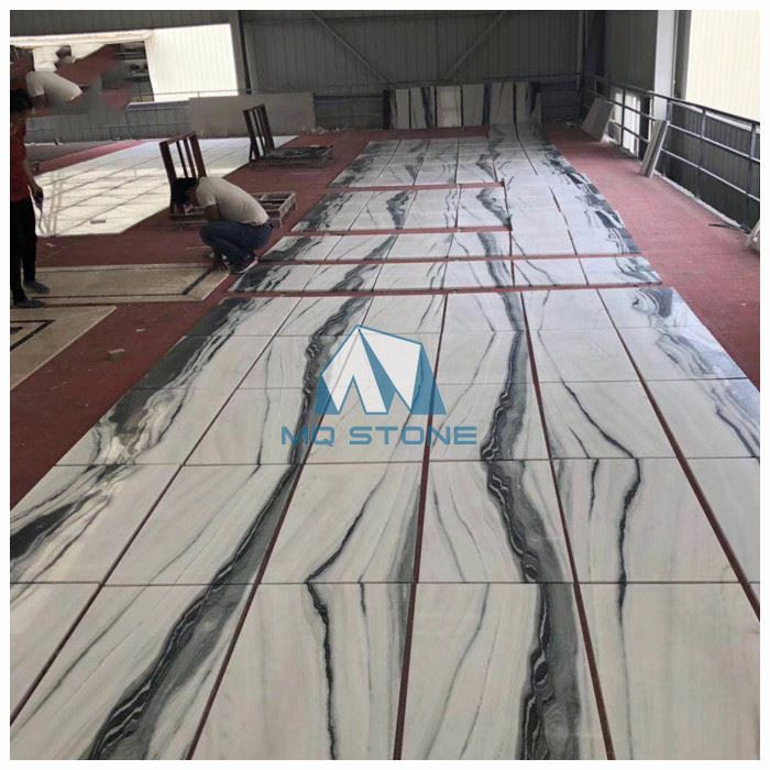 Panda White Marble Paving Tile