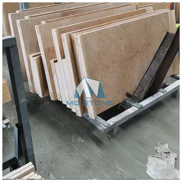 Sunny Yellow Marble Wall Cladding Tiles