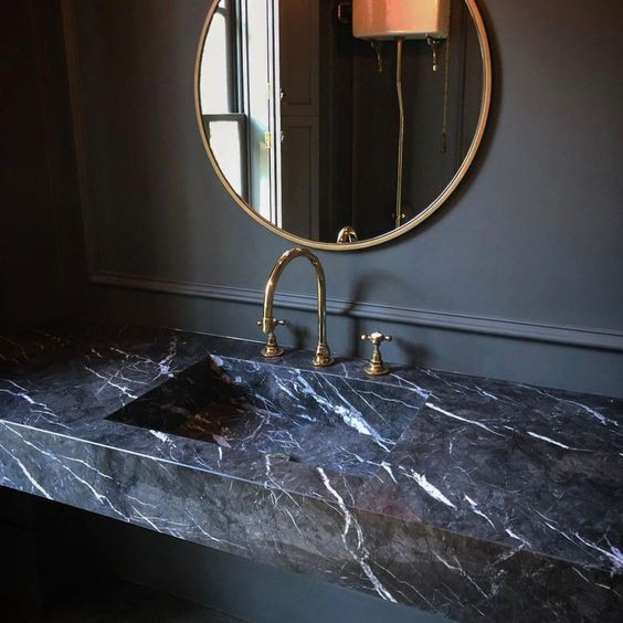 Grigio Carnico Grey Marble Sink or Basin Grigio Carnico Grey Marble Sink or Basin