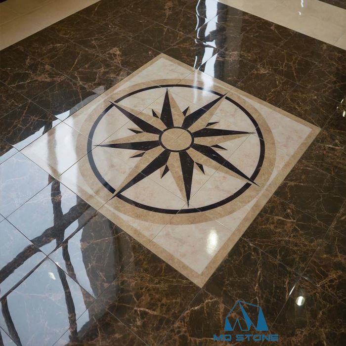 round Floor Marble Medallion