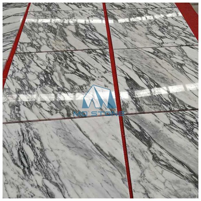 Arabescato White Marble Floor Tiles