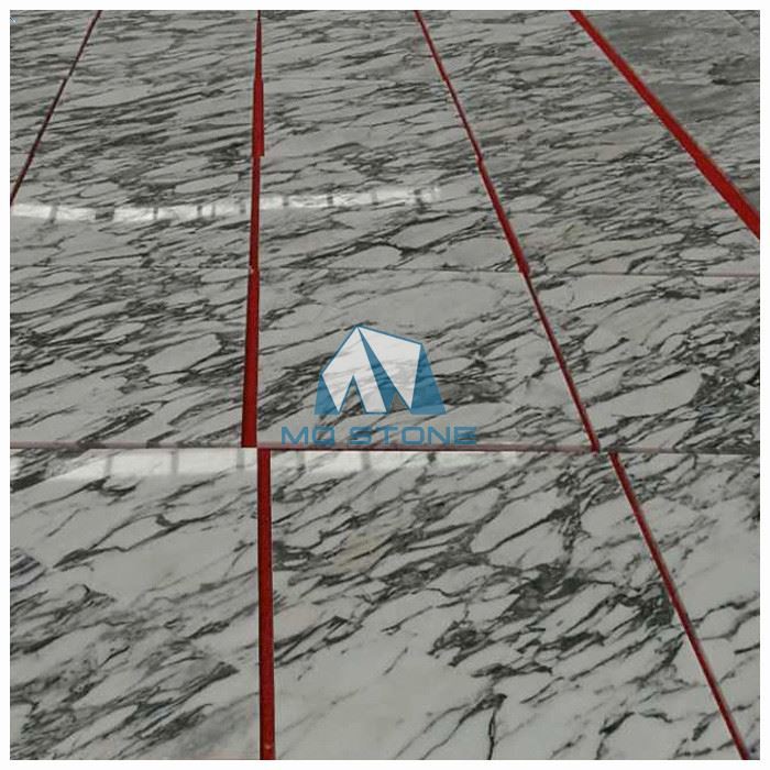 Arabescato White Marble Tiles