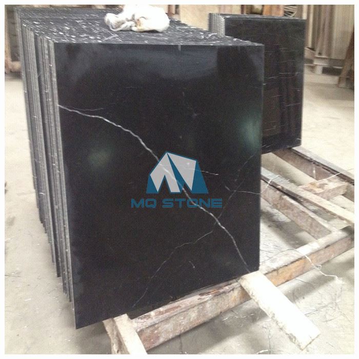 Nero Marquina Marble Flooring Tiles
