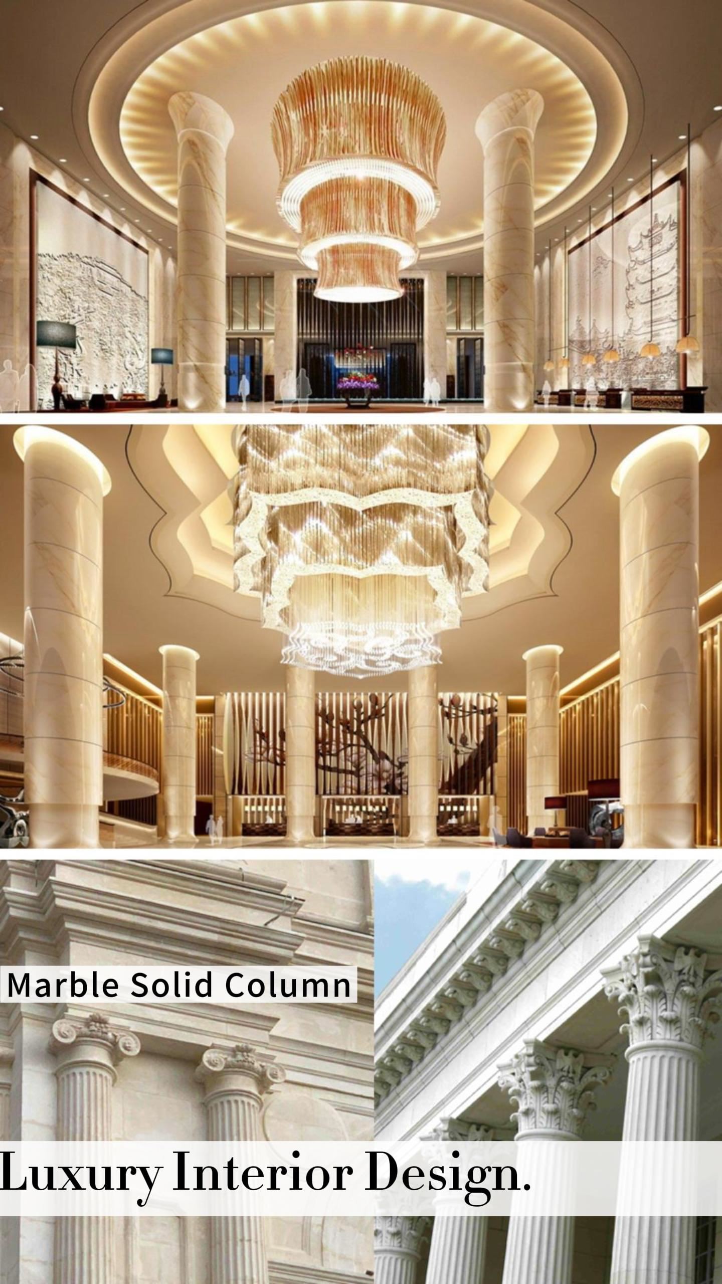 Marble Column-Masonry Quality Stone Marble Column-Masonry Quality Stone