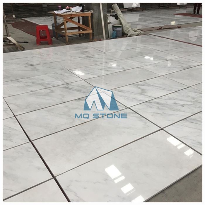 Statuario White Marble Tile